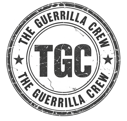 The Guerrilla Crew stamp.
